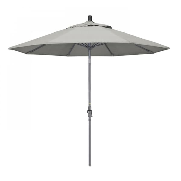 California Umbrella Patio Umbrella, Octagon, 101" H, Sunbrella Fabric, Granite 194061024812 - main