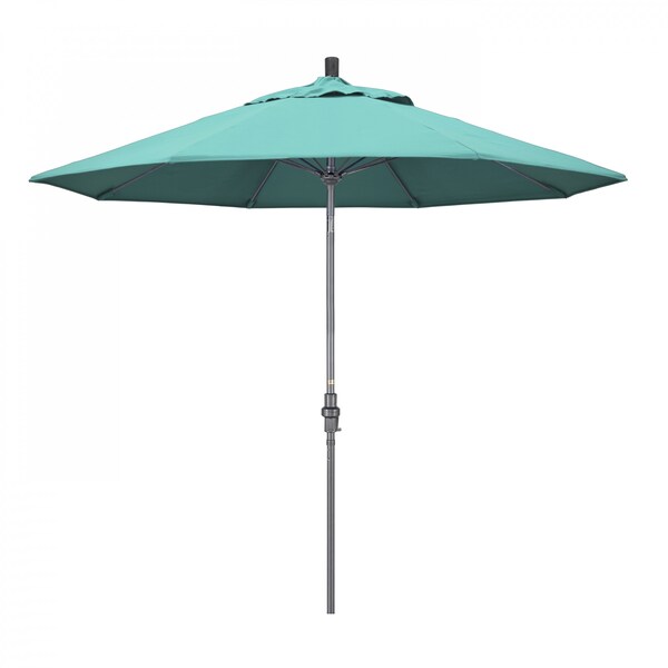 California Umbrella Patio Umbrella, Octagon, 101" H, Sunbrella Fabric, Aruba 194061024935 - main