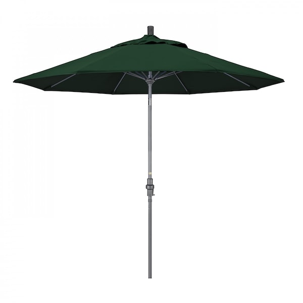 California Umbrella Patio Umbrella, Octagon, 101" H, Sunbrella Fabric, Forest Green 194061025017 - main