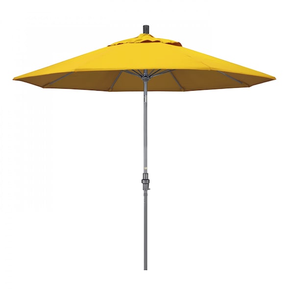California Umbrella Patio Umbrella, Octagon, 101" H, Sunbrella Fabric, Sunflower Yellow 194061025031 - main
