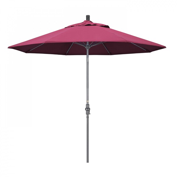 California Umbrella Patio Umbrella, Octagon, 101" H, Sunbrella Fabric, Hot Pink 194061025055 - main