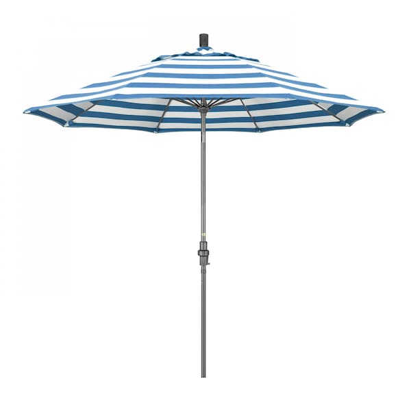 California Umbrella Patio Umbrella, Octagon, 101" H, Sunbrella Fabric, Cabana Regatta 194061025178 - main