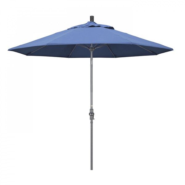 California Umbrella Patio Umbrella, Octagon, 101" H, Olefin Fabric, Frost Blue 194061025291 - main