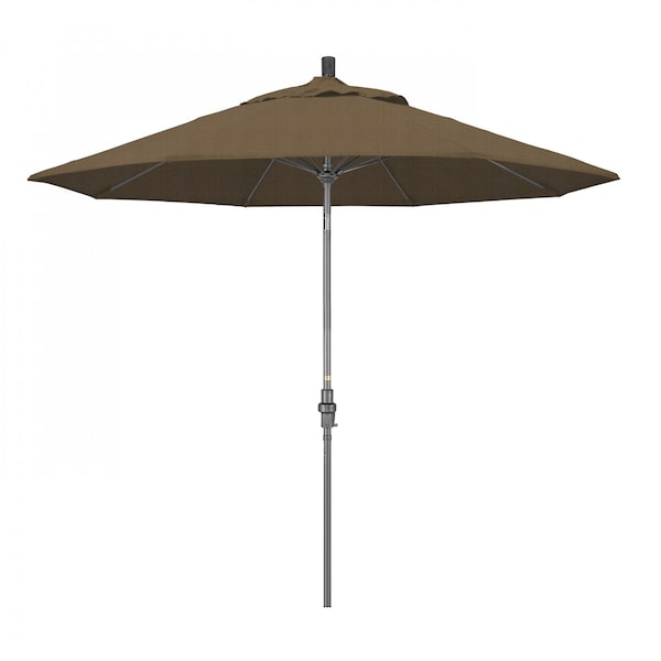 California Umbrella Patio Umbrella, Octagon, 101" H, Olefin Fabric, Woven Sesame 194061025376