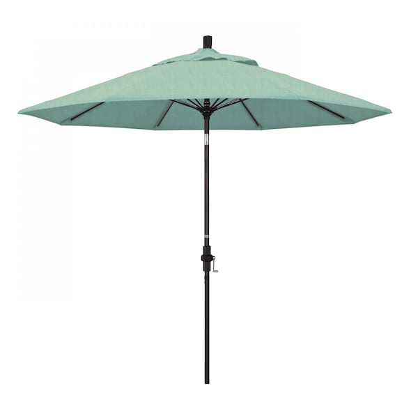 California Umbrella Patio Umbrella, Octagon, 101" H, Sunbrella Fabric, Spectrum Mist 194061025642 - main