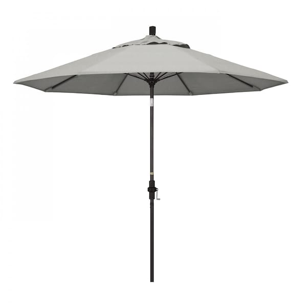 California Umbrella Patio Umbrella, Octagon, 101" H, Sunbrella Fabric, Granite 194061025710 - main