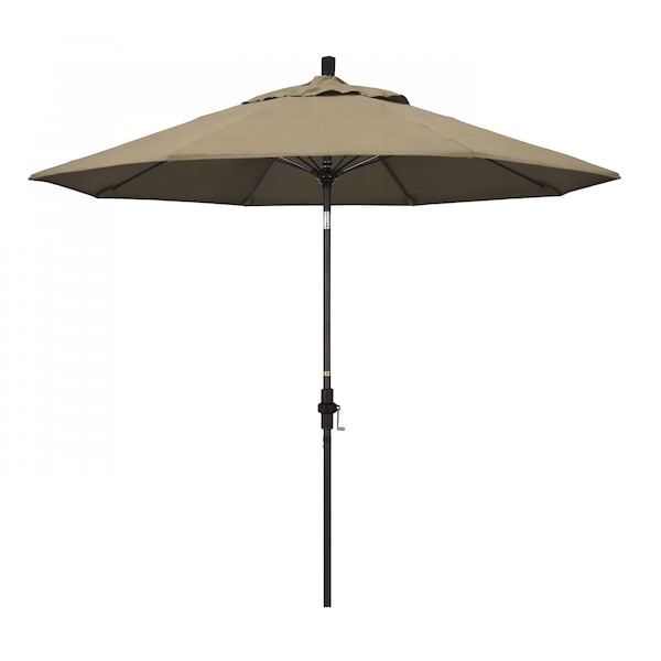 March Patio Umbrella, Octagon, 101" H, Sunbrella Fabric, Heather Beige GSCUF908117-5476