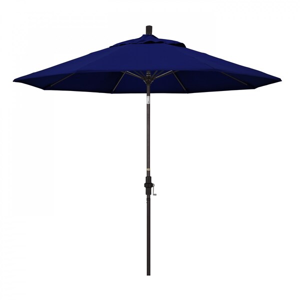 California Umbrella Patio Umbrella, Octagon, 101" H, Sunbrella Fabric, True Blue 194061025994 - main