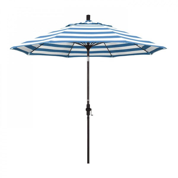 California Umbrella Patio Umbrella, Octagon, 101" H, Sunbrella Fabric, Cabana Regatta 194061026076 - main