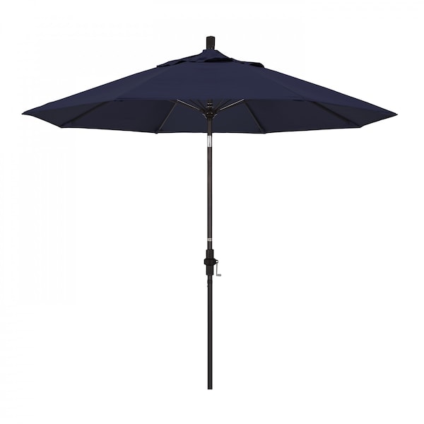 March Patio Umbrella, Octagon, 101" H, Pacifica Fabric, Navy 194061026465