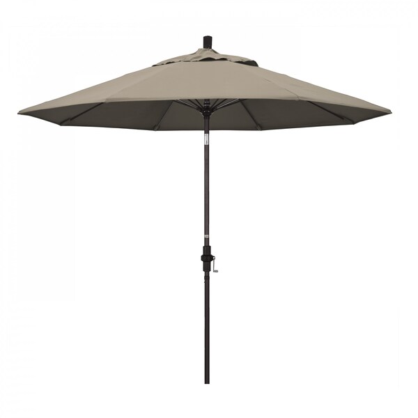 March Patio Umbrella, Octagon, 101" H, Pacifica Fabric, Taupe GSCUF908117-SA61