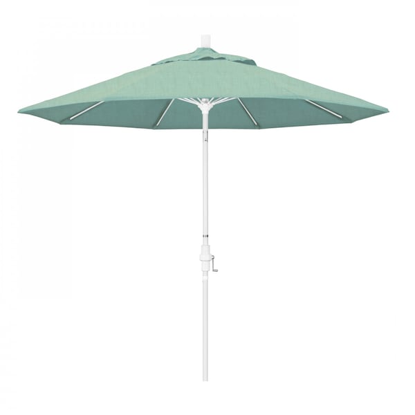 California Umbrella Patio Umbrella, Octagon, 101" H, Sunbrella Fabric, Spectrum Mist 194061026540 - main
