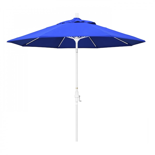 March Patio Umbrella, Octagon, 101" H, Sunbrella Fabric, Pacific Blue GSCUF908170-5401