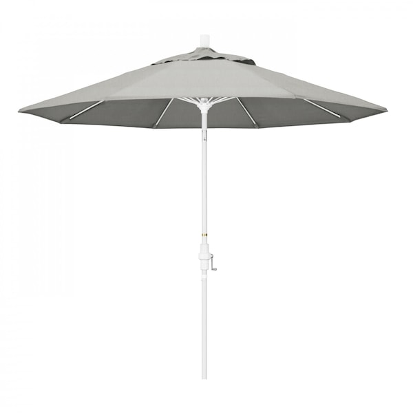 California Umbrella Patio Umbrella, Octagon, 101" H, Sunbrella Fabric, Granite 194061026618 - main