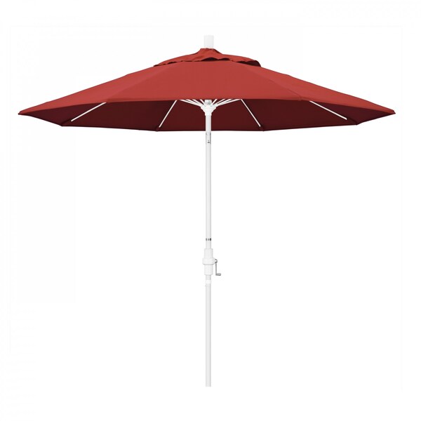 California Umbrella Patio Umbrella, Octagon, 101" H, Sunbrella Fabric, Jockey Red 194061026625 - main