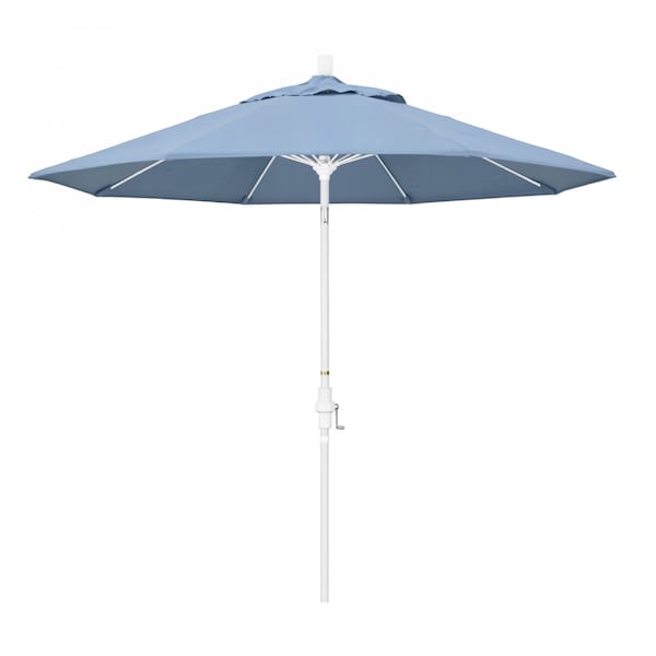 March Patio Umbrella, Octagon, 101" H, Sunbrella Fabric, Air Blue GSCUF908170-5410