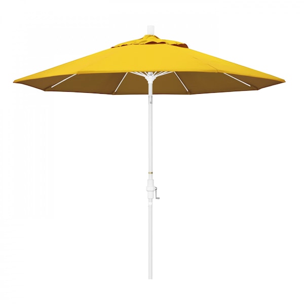 California Umbrella Patio Umbrella, Octagon, 101" H, Sunbrella Fabric, Sunflower Yellow 194061026830 - main