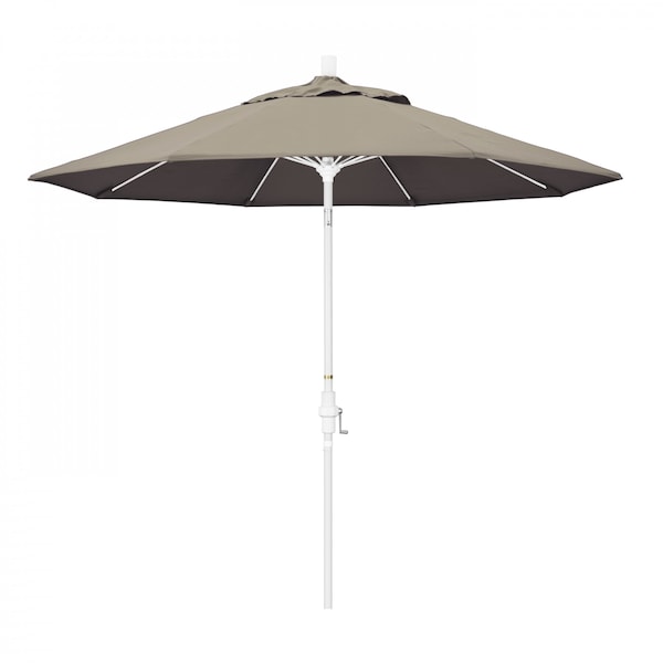 California Umbrella Patio Umbrella, Octagon, 101" H, Sunbrella Fabric, Taupe 194061026847 - main