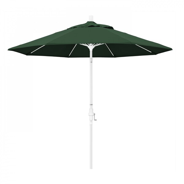 March Patio Umbrella, Octagon, 101" H, Olefin Fabric, Hunter Green GSCUF908170-F08