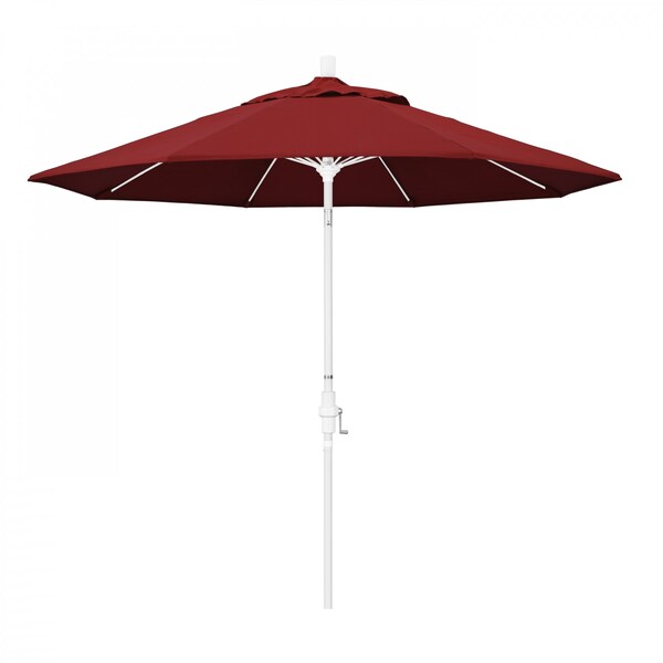 California Umbrella Patio Umbrella, Octagon, 101" H, Pacifica Fabric, Red 194061027257 - main