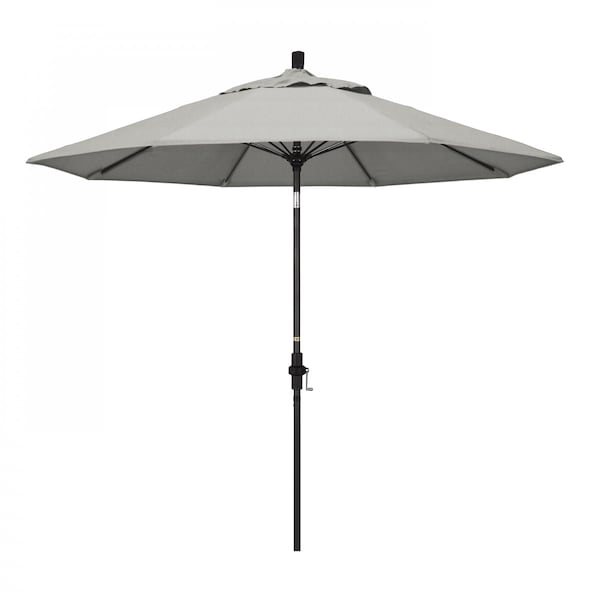 California Umbrella Patio Umbrella, Octagon, 101" H, Sunbrella Fabric, Granite 194061027516 - main