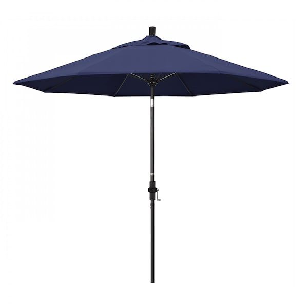 California Umbrella Patio Umbrella, Octagon, 101" H, Olefin Fabric, Navy 194061027950 - main
