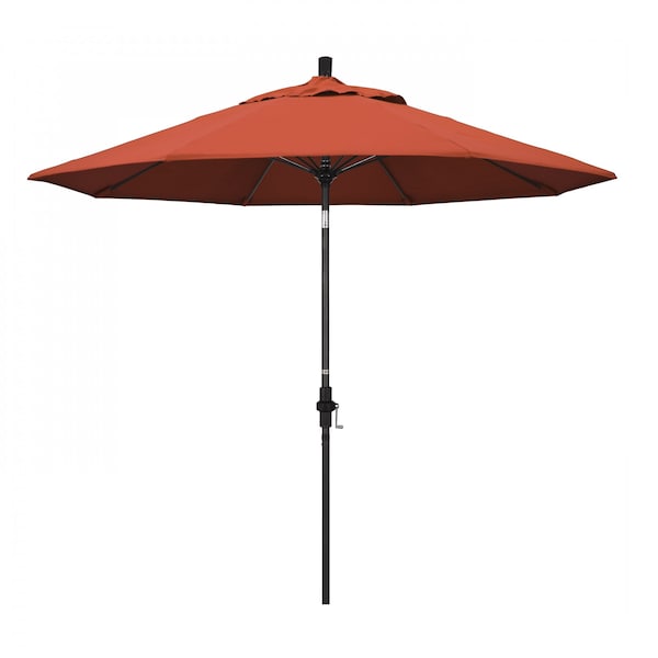 California Umbrella Patio Umbrella, Octagon, 101" H, Olefin Fabric, Sunset 194061028001 - main