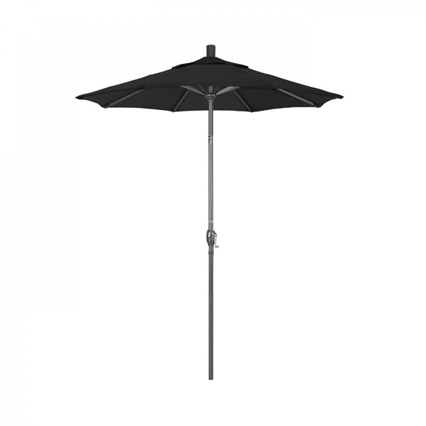 March Patio Umbrella, Octagon, 102" H, Sunbrella Fabric, Black GSPT608010-5408