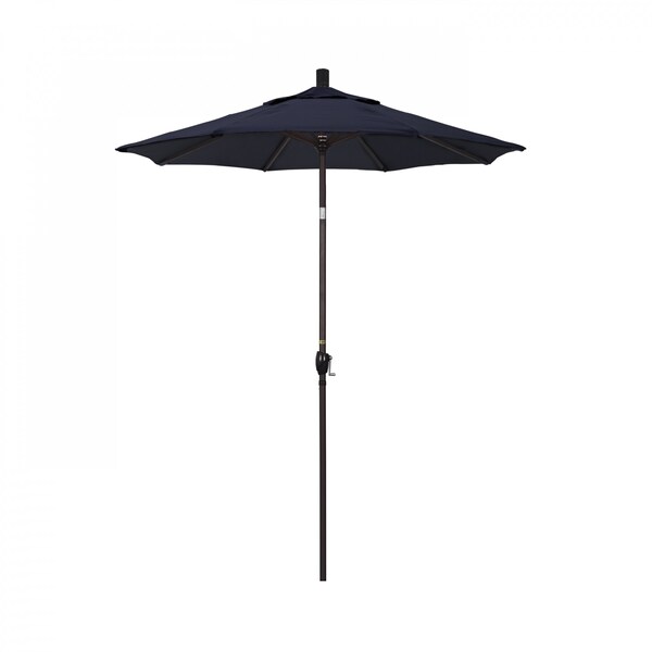 California Umbrella Patio Umbrella, Octagon, 102" H, Sunbrella Fabric, Navy 194061028469 - main