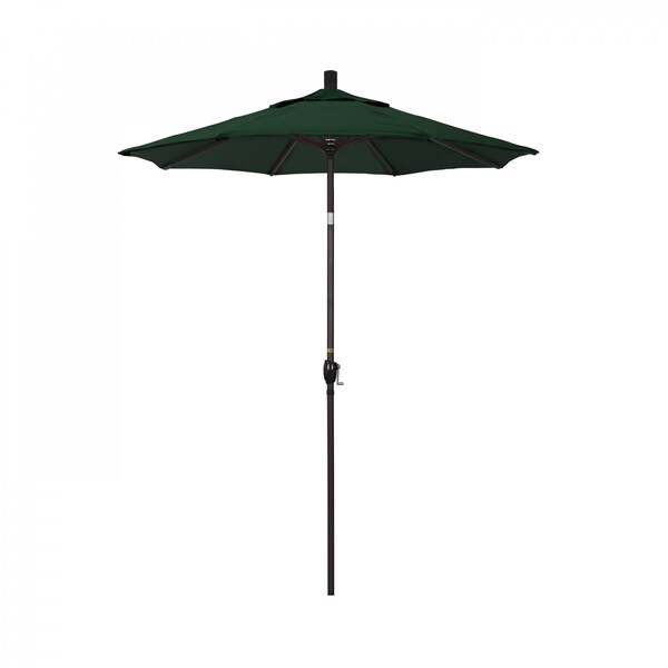 California Umbrella Patio Umbrella, Octagon, 102" H, Sunbrella Fabric, Forest Green 194061028476 - main