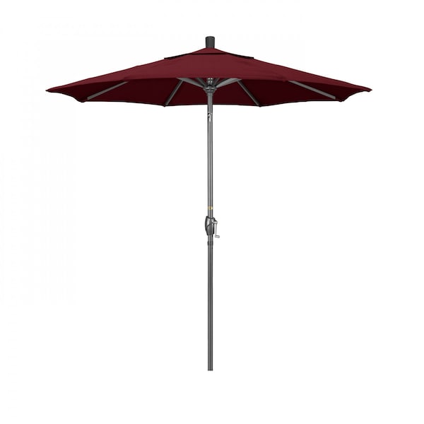 California Umbrella Patio Umbrella, Octagon, 95.5" H, Sunbrella Fabric, Spectrum Ruby 194061028537