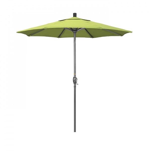 California Umbrella Patio Umbrella, Octagon, 95.5" H, Sunbrella Fabric, Parrot 194061028599