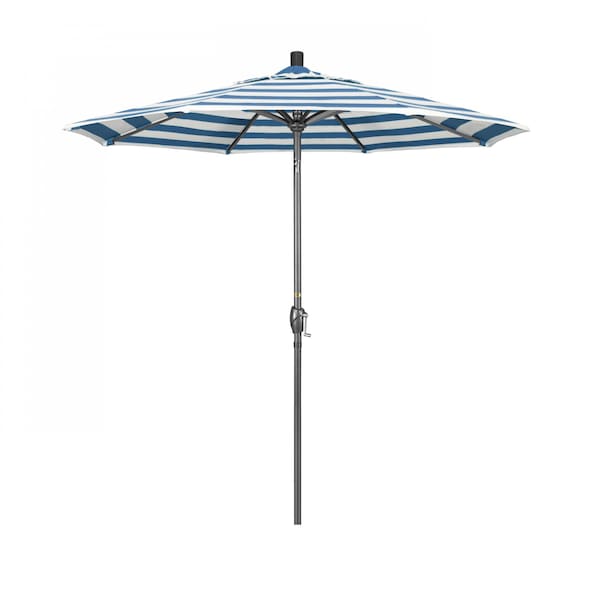 California Umbrella Patio Umbrella, Octagon, 95.5" H, Sunbrella Fabric, Cabana Regatta 194061028919 - main