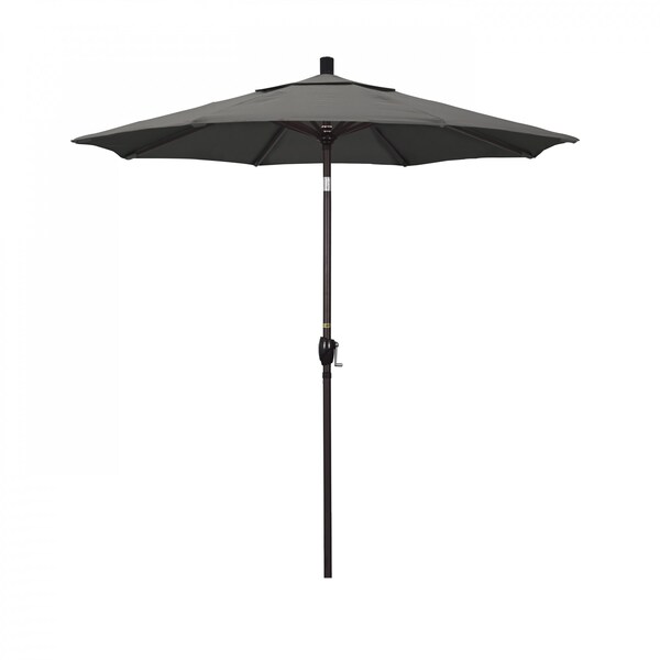 March Patio Umbrella, Octagon, 95.5" H, Sunbrella Fabric, Charcoal GSPT758117-54048