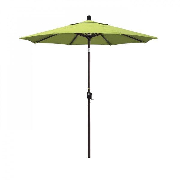 California Umbrella Patio Umbrella, Octagon, 95.5" H, Sunbrella Fabric, Parrot 194061029459 - main