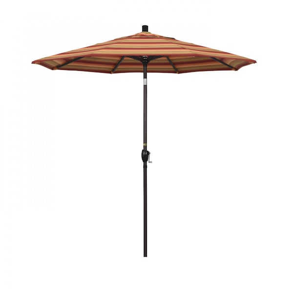 California Umbrella Patio Umbrella, Octagon, 95.5" H, Sunbrella Fabric, Astoria Sunset 194061029732 - main