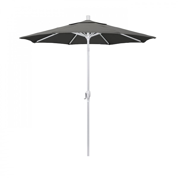 California Umbrella Patio Umbrella, Octagon, 95.5" H, Sunbrella Fabric, Charcoal 194061030301 - main