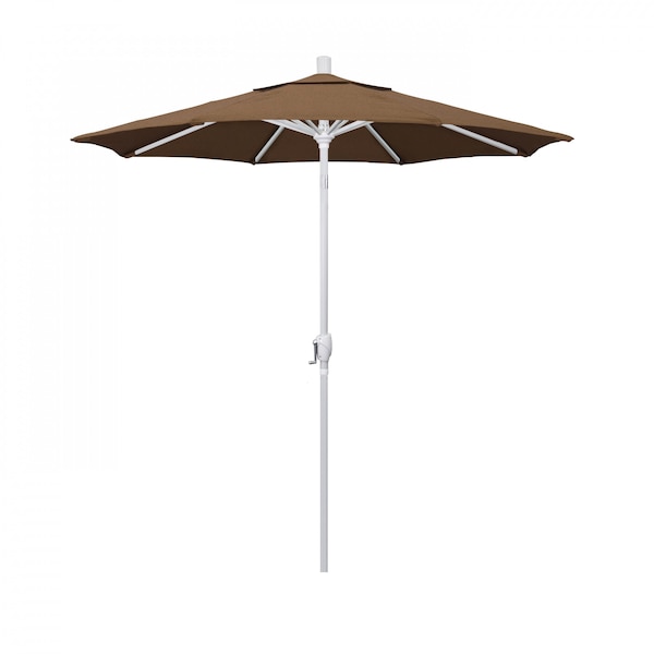 California Umbrella Patio Umbrella, Octagon, 95.5" H, Sunbrella Fabric, Teak 194061030530 - main
