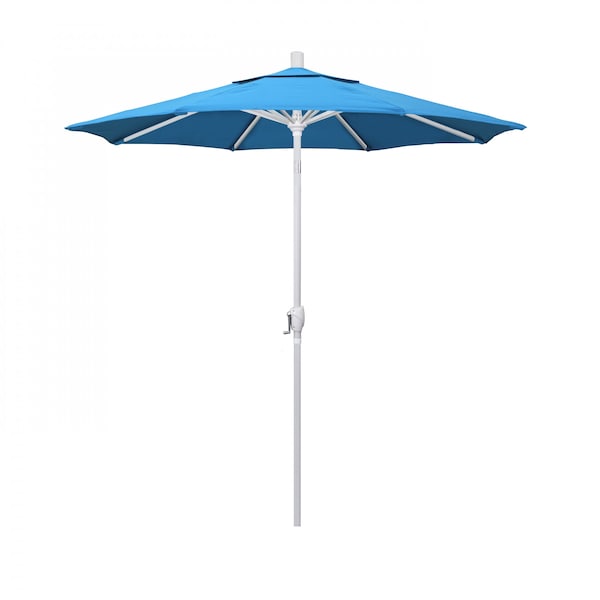 March Patio Umbrella, Octagon, 95.5" H, Sunbrella Fabric, Canvas Cyan GSPT758170-56105