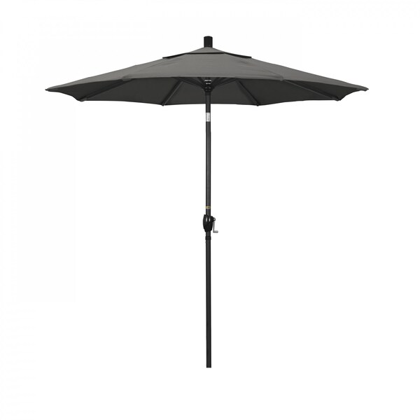 California Umbrella Patio Umbrella, Octagon, 95.5" H, Sunbrella Fabric, Charcoal 194061031162 - main