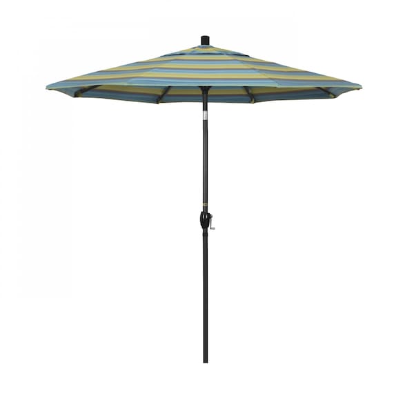 California Umbrella Patio Umbrella, Octagon, 95.5" H, Sunbrella Fabric, Astoria Lagoon 194061031469 - main