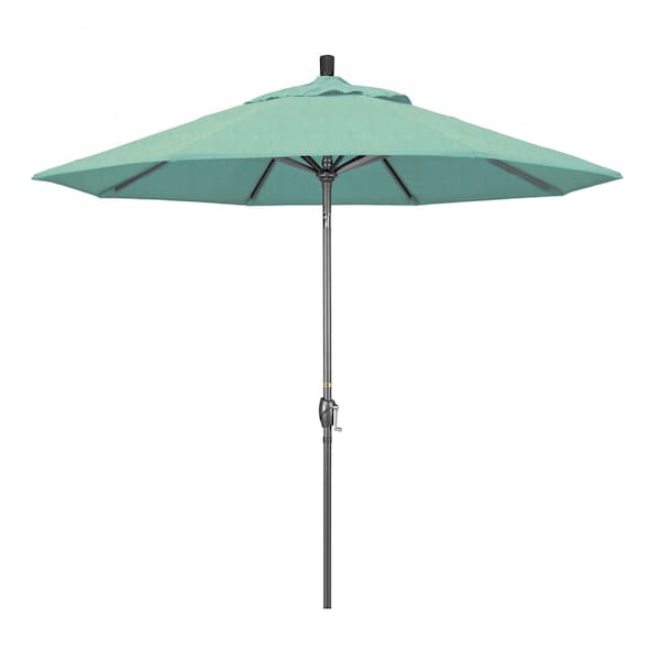 California Umbrella Patio Umbrella, Octagon, 101" H, Sunbrella Fabric, Spectrum Mist 194061031926 - main