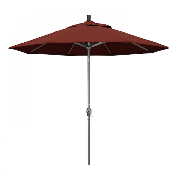 California Umbrella Patio Umbrella, Octagon, 101" H, Sunbrella Fabric, Henna 194061032053