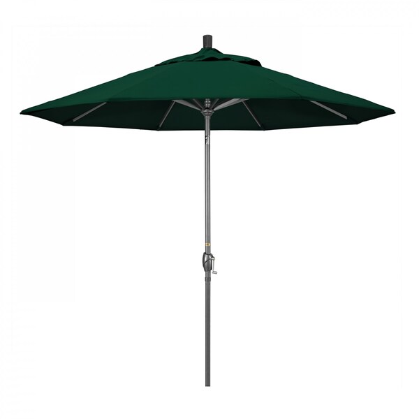 California Umbrella Patio Umbrella, Octagon, 101" H, Sunbrella Fabric, Forest Green 194061032190 - main