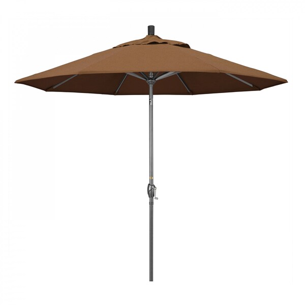 California Umbrella Patio Umbrella, Octagon, 101" H, Sunbrella Fabric, Teak 194061032251 - main