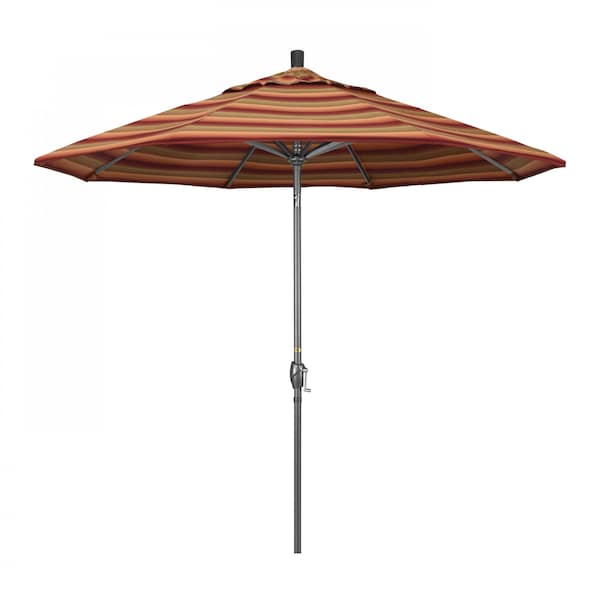 California Umbrella Patio Umbrella, Octagon, 101" H, Sunbrella Fabric, Astoria Sunset 194061032312 - main