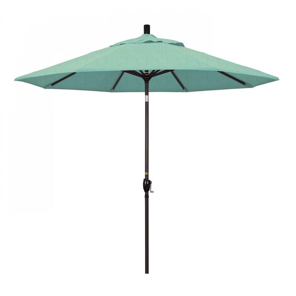 California Umbrella Patio Umbrella, Octagon, 101" H, Sunbrella Fabric, Spectrum Mist 194061032824 - main