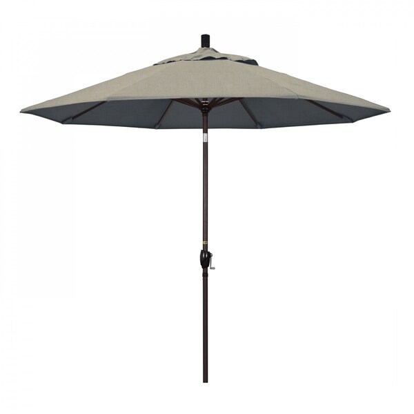 California Umbrella Patio Umbrella, Octagon, 101" H, Sunbrella Fabric, Spectrum Dove 194061032848 - main