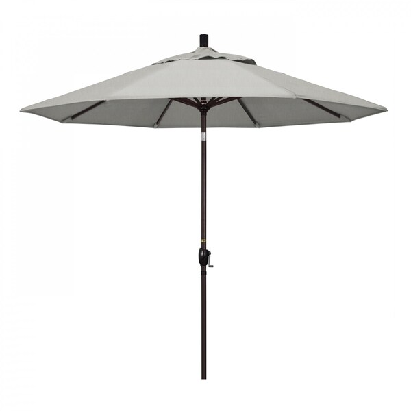 March Patio Umbrella, Octagon, 101" H, Sunbrella Fabric, Granite GSPT908117-5402