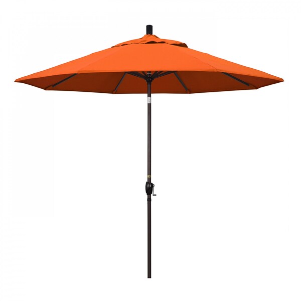 California Umbrella Patio Umbrella, Octagon, 101" H, Sunbrella Fabric, Melon 194061033005 - main